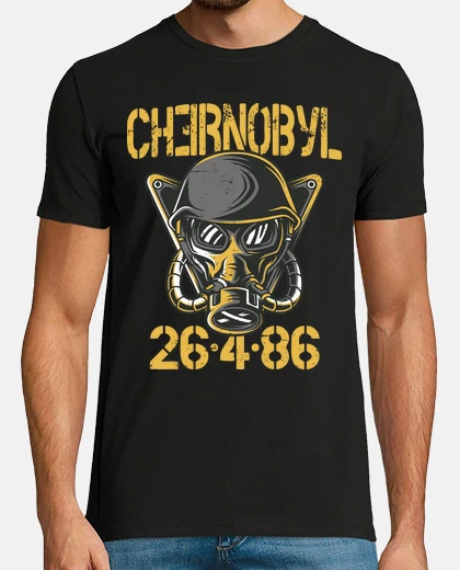 Tee-shirt centrale nucléaire de tchernobyl ukraine union soviétique cccp russie