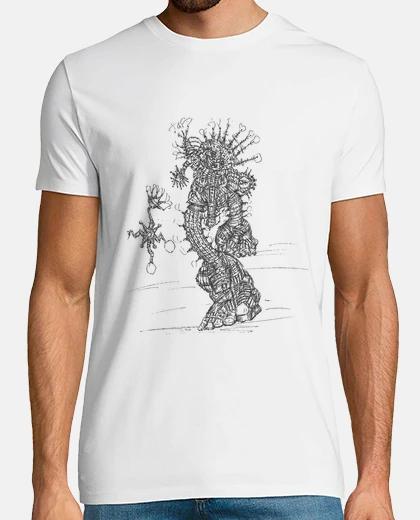 T-shirt centro voluttuoso di istinto morale