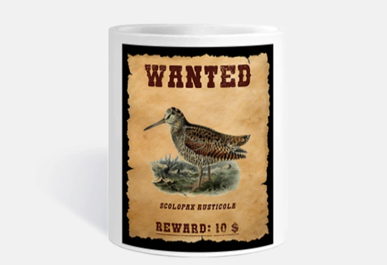 Tazza cercasi carta per poster beccaccia 1