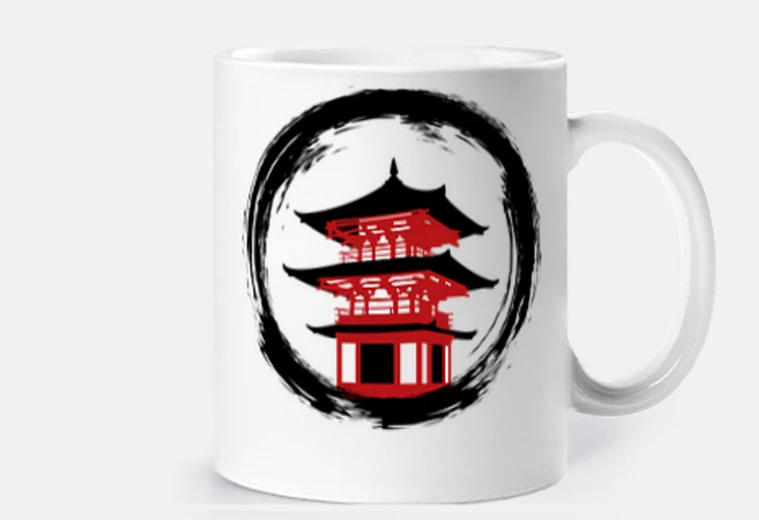 Tazza cerchio del tempio rosso