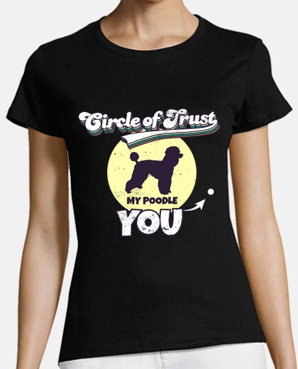 Tee-shirt cercle de confiance caniche love ri chi