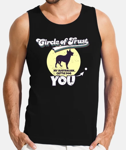 Tee-shirt cercle de confiance chien de bétail aus