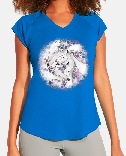 Tee-shirt cercle de lévriers endormis