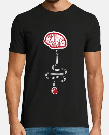 Playera Cerebro y ratón