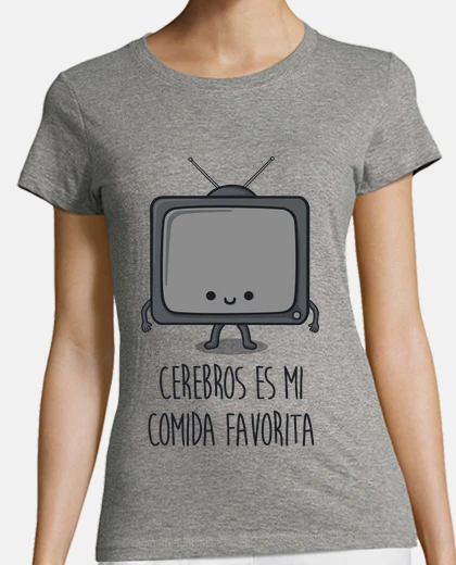 Playera Cerebros es mi comida favorita