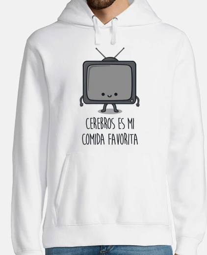Sudadera Cerebros es mi comida favorita