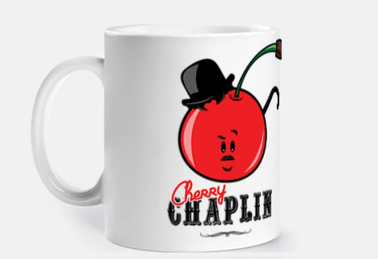 Taza cereza chaplin