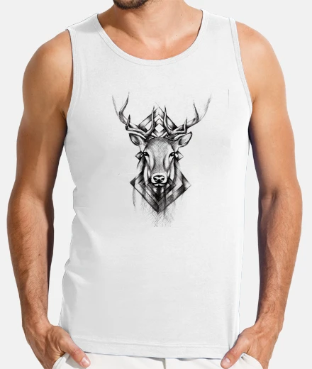 Tee-shirt cerf rouge - homme