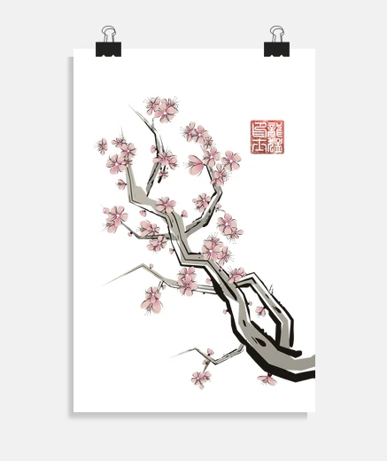 Poster cerise sumi