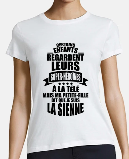 Tee-shirt certains enfants regardent leurs super-