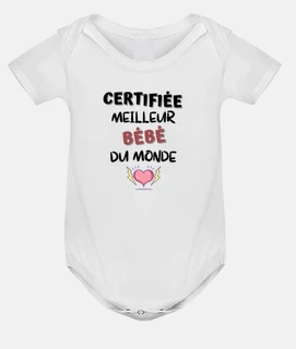 certificado como el mejor bebé del mund