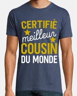 Certifié meilleur cousin du monde cadea