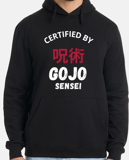Hoodie certified gojo sensei - otaku anime