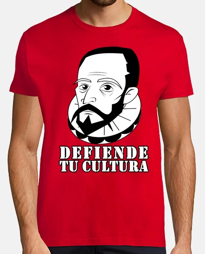 Camiseta Cervantes, defiende tu cultura