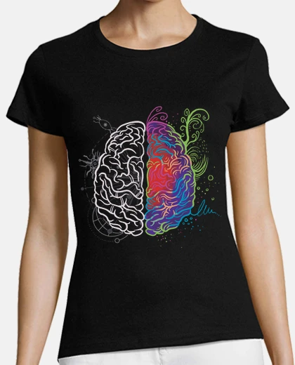 Tee-shirt cerveau apprentissage pensée connaissan