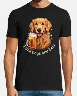 cerveza y perros camiseta amante de los