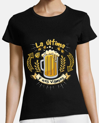Playera Cervezas , la última y nos vamos
