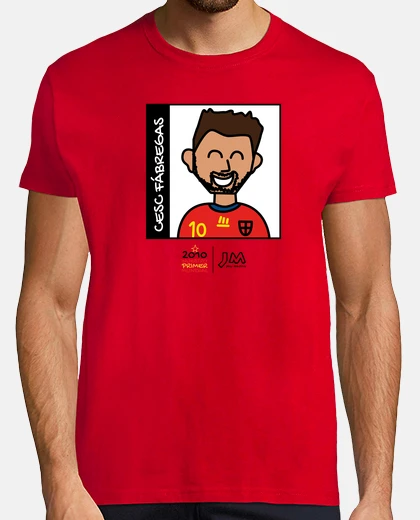 Tee-shirt cesc fabregas - 2010 notre première cou