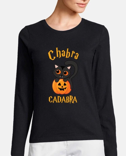 Tee-shirt Chabracadabra Chat vampire citrouille