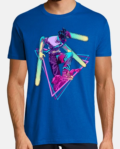 Playera chainsaw man - retro style