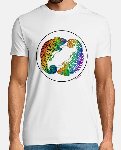 T-shirt chameleon pride