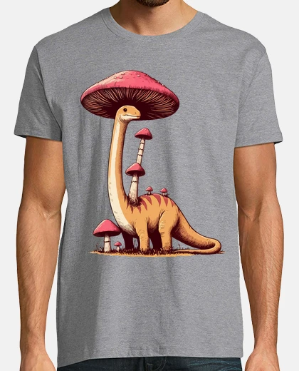 Tee-shirt champignon chapeau dinosaure brontosaur