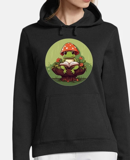 Sweat champignon grenouille esthétique cottag