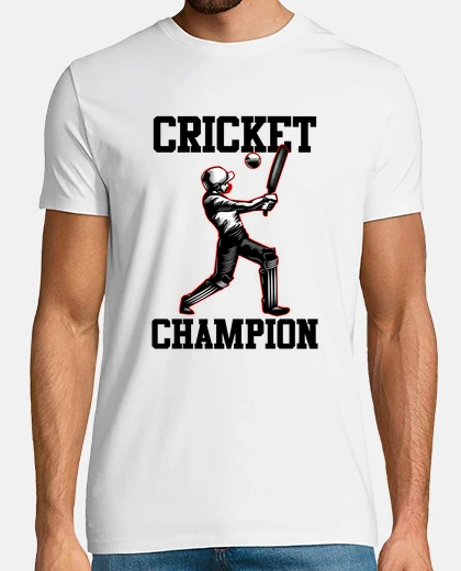 Tee-shirt champion de cricket