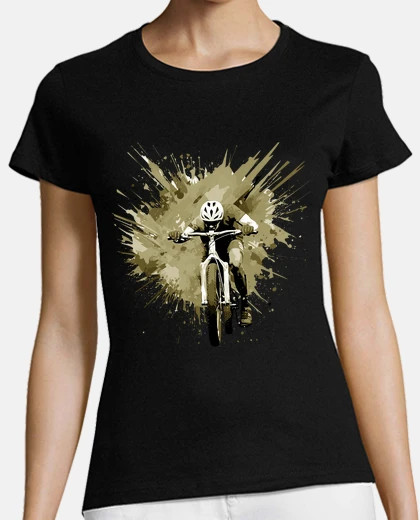 Tee-shirt champion du jeu de sport de vélo de mon