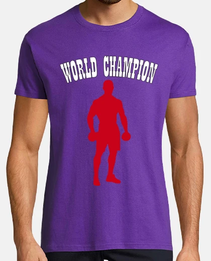 Tee-shirt champion du monde d39haltérophilie