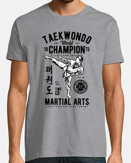 Tee-shirt champion du monde de taekwondon