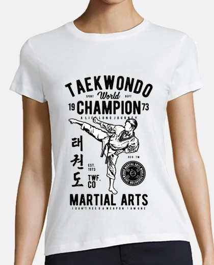 Tee-shirt champion du monde de taekwondon