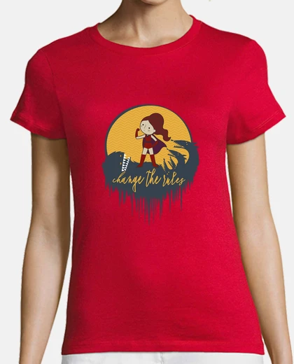 Playera change the rules, superwoman feminista