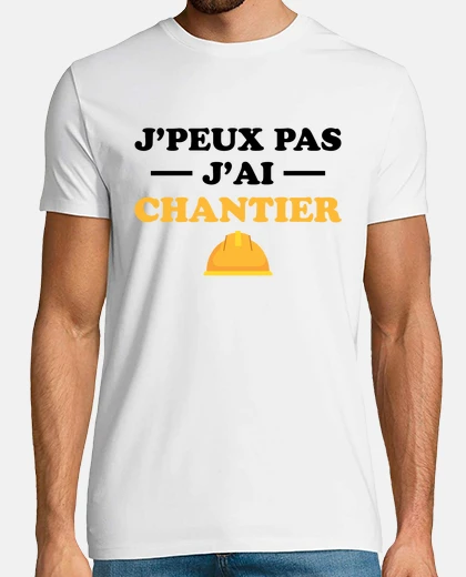 Tee-shirt Chantier Travaux Public Constructeur