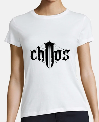 Playera chaos trash lettering