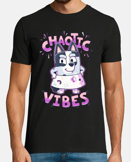 Playera Chaotic Vibes Muffin Bluey