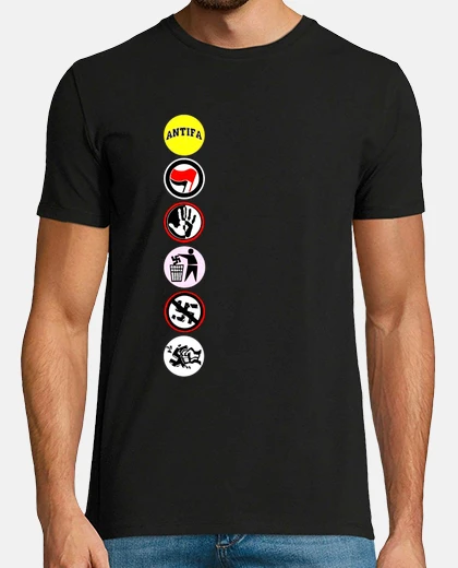 Camiseta Chapas Antifas