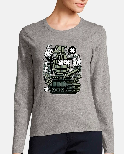 Tee-shirt char de guerre grenade 2