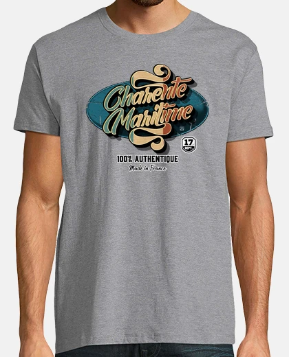 T-shirt charente-mari time vintage retrò