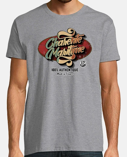 T-shirt charente-mari time vintage retrò