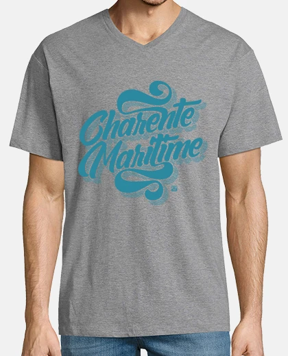 Tee-shirt Charente Maritime Bleu