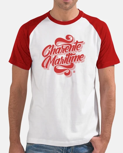 Tee-shirt Charente Maritime Rouge