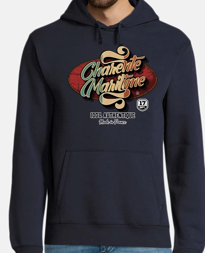Sudadera charente-maritime vendimia retro