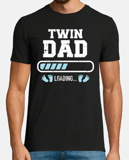 Tee-shirt chargement de papa jumeau