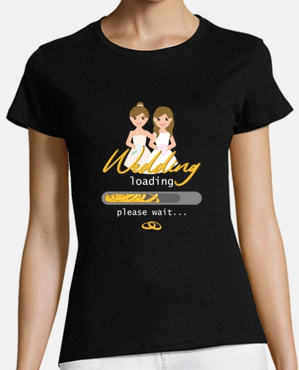 Tee-shirt chargement lesbien weddin