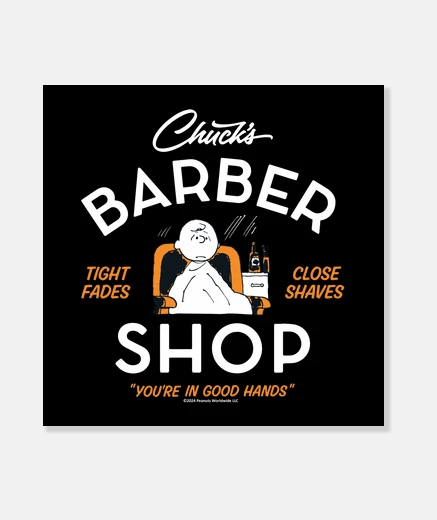 Stampa Charlie Brown Barbershop