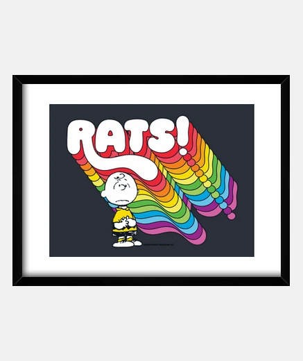Quadro Charlie brown rats
