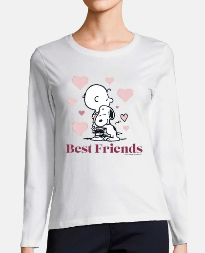 Camiseta Charlie Brown Snoopy Best friends