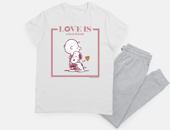 Pigiama Charlie brown Snoopy i best friends 2