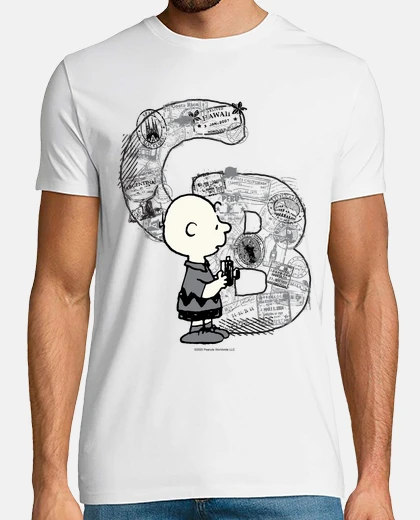 Tee-shirt Charlie Brown Traveler